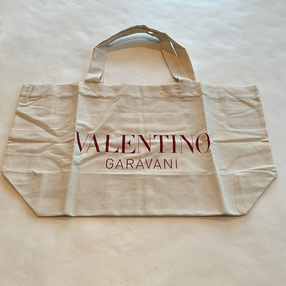 New Valentino Garavani Tote 100% Cotton